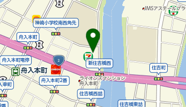 162.セブンイレブン広島舟入中町店 (ドコモ・バイクシェア)の地図画像