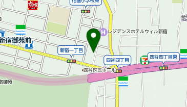 D1-17.クラッシィタワー新宿御苑 (ドコモ・バイクシェア)の地図画像
