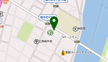 166.セブンイレブン 広島楠木3丁目店 (ドコモ・バイクシェア)の地図画像
