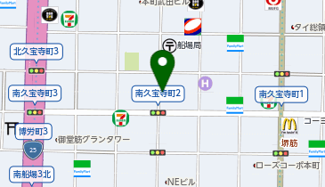 B-94.エステムコート心斎橋central (ドコモ・バイクシェア)の地図画像