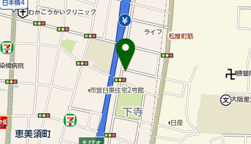 E-58.エステムコート四天王寺夕陽丘2 (ドコモ・バイクシェア)の地図画像