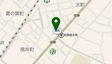 和泉市 北信太仮設駐輪場 (bikeshareポート)の地図画像