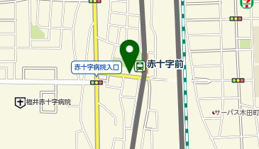 【臨時】赤十字前駅 (ふくチャリ)の地図画像