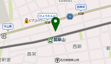 573.名鉄協商パーキング瓢箪山駅前 (カリテコバイク)の地図画像