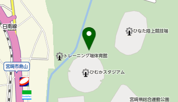 ひなたひむかスタジアムポート (bikeshareポート)の地図画像