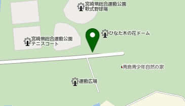 ひなた木の花ドームポート (bikeshareポート)の地図画像