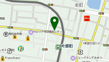 025.GRANLAB 高松丸の内 (bikeshareポート)の地図画像