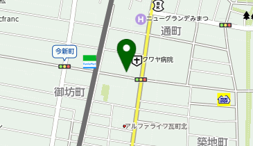 030.テックパーキング今新町第1 (bikeshareポート)の地図画像