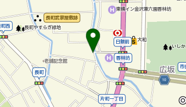 80.香林坊にぎわい広場 (金沢まちのり)の地図画像