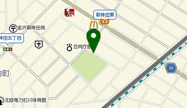 87.神田交通公園 (金沢まちのり)の地図画像