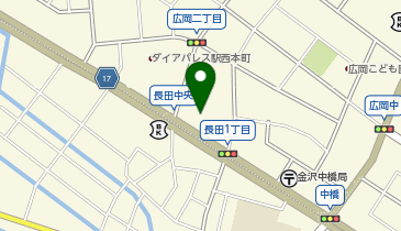 89.長田町公園 (金沢まちのり)の地図画像
