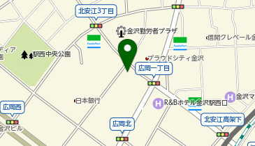 92.広岡・スコール金沢 (金沢まちのり)の地図画像