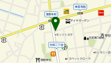 96.ネッツトヨタ石川元町店 (金沢まちのり)の地図画像