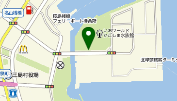 K1-31.かごしま水族館 (鹿児島市シェアサイクルかごりん)の地図画像