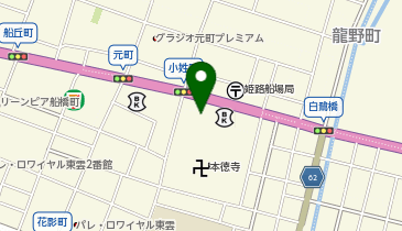 42.姫路船場別院 本徳寺北 (bikeshareポート)の地図画像