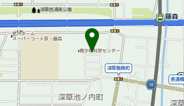 KT421-青風幼稚園 裏側駐車場 (bikeshareポート)の地図画像
