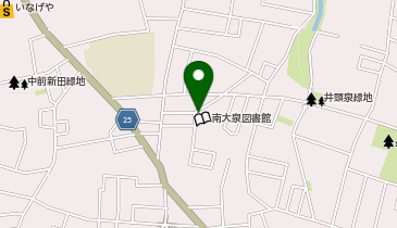 T2-102.南大泉図書館 (ドコモ・バイクシェア)の地図画像