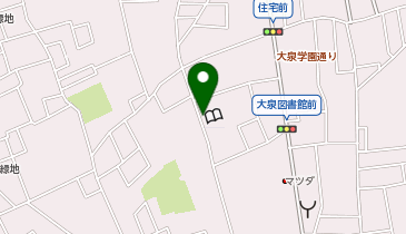 T2-101.大泉図書館 (ドコモ・バイクシェア)の地図画像