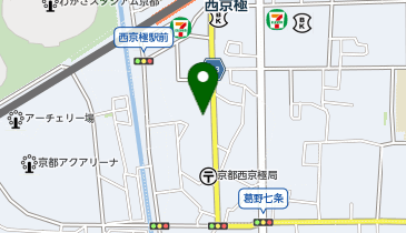 KT428-西京極西川町 (bikeshareポート)の地図画像