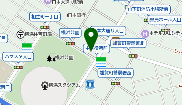 050.中区役所 (ドコモ・バイクシェア)の地図画像