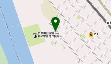 K1-190.LUMEED AXAS鵜の木1 (ドコモ・バイクシェア)の地図画像