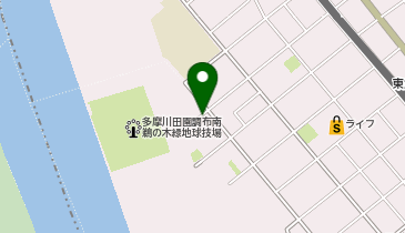 K1-191.LUMEED AXAS鵜の木2 (ドコモ・バイクシェア)の地図画像