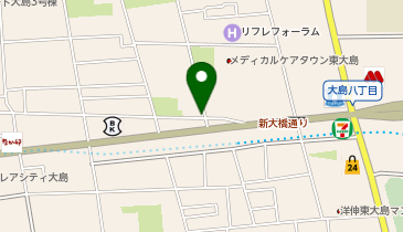 H1-241.LUMEED大島 (ドコモ・バイクシェア)の地図画像