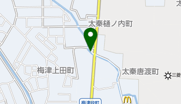 KT432-梅津段町ビル (bikeshareポート)の地図画像