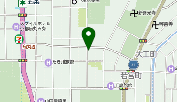 KT435-ホステル京都キズナ (bikeshareポート)の地図画像