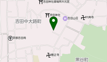 KT436-吉田下大路町 (bikeshareポート)の地図画像