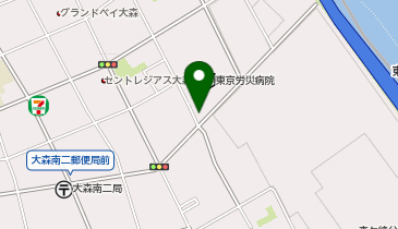 K1-183.東京労災病院(駐輪場) (ドコモ・バイクシェア)の地図画像
