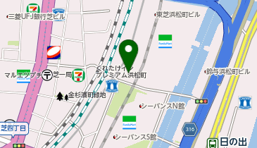 C5-61.ブルーフロント芝浦タワーS (ドコモ・バイクシェア)の地図画像