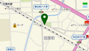 123.田室公園前 (おおいたサイクルシェア)の地図画像