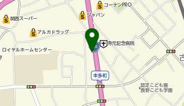 apollostation 河内長野 SS (bikeshareポート)の地図画像