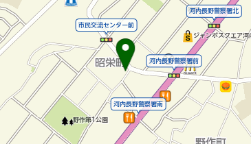 キックス(河内長野市立市民交流センター) (bikeshareポート)の地図画像