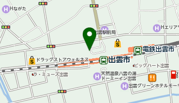 01.出雲市駅 (bikeshareポート)の地図画像