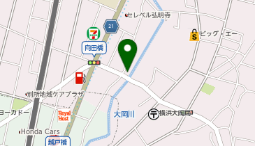MN003.向田橋前 (ドコモ・バイクシェア)の地図画像