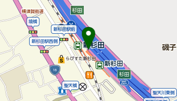 【IS012】新杉田駅東口 (ドコモ・バイクシェア)の地図画像