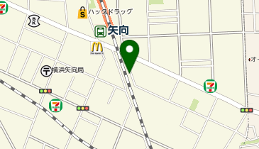 【TR005】矢向駅東口自転車駐車場 (ドコモ・バイクシェア)の地図画像