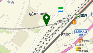 【TR009】生麦駅西口自転車駐車場 (ドコモ・バイクシェア)の地図画像