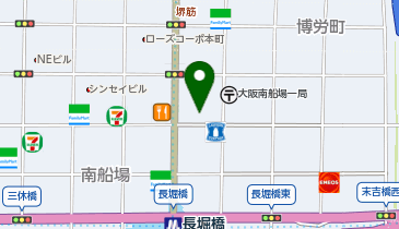 B-95.エステムコート心斎橋アルテール (ドコモ・バイクシェア)の地図画像