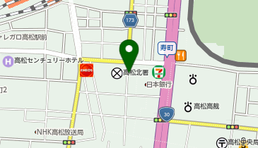 034.高松第一生命ビルディング新館(西内町駐車場) (bikeshareポート)の地図画像