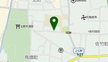KT455-西柳町(北野天満宮東側) (bikeshareポート)の地図画像
