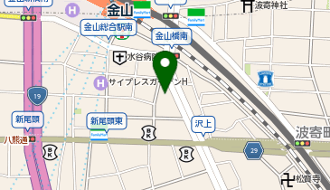 596.名鉄協商パーキング金山駅南第2 (カリテコバイク)の地図画像