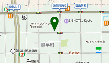 KT460-HOSEIビル (bikeshareポート)の地図画像