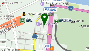 035.日本生命高松駅前ビル (bikeshareポート)の地図画像