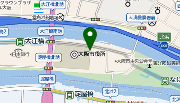 A-91.大阪市役所 (ドコモ・バイクシェア)の地図画像