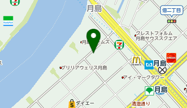 B4-55.ヴィークブライト月島 (ドコモ・バイクシェア)の地図画像