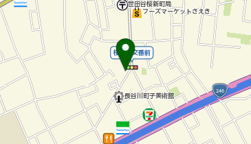 L1-37.桜新町交番前 (ドコモ・バイクシェア)の地図画像