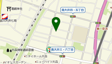 I1-134.セントパレス南大井 (ドコモ・バイクシェア)の地図画像